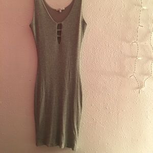Gray Bodycon Dress